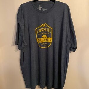 NWOT Linksoul Make Par Not War California Short Sleeve T-Shirt Size XXL